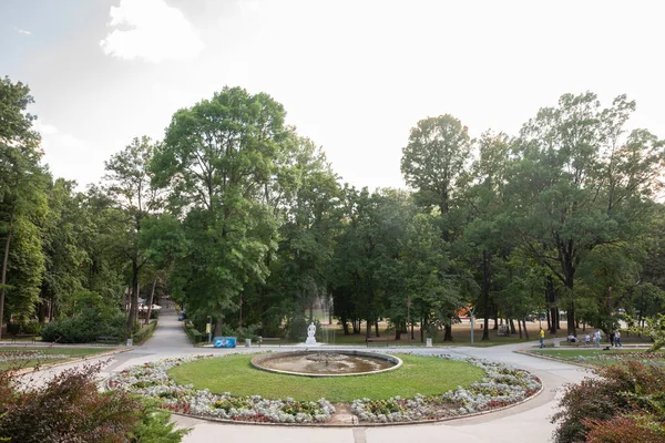 Аранджеловак Сербия Июня 2022 Года Панорама Главного Фонтана Парка Буковикке — стоковое фото