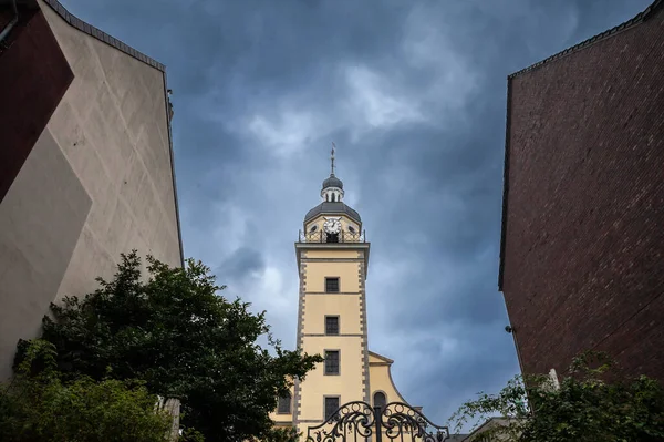 Neanderkirche Kilisesi Nin Ana Kulesi Almanya Nın Dusseldorf Şehrinde Neanderkirche — Stok fotoğraf