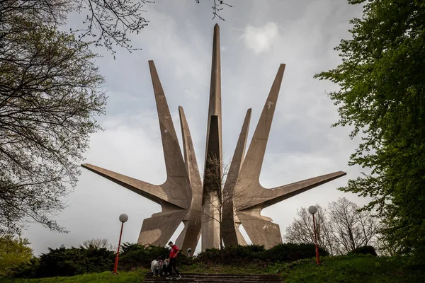 Sopot Serbia April 2022 Kosmaj Monument Kosmaj Mountains Designed Vojin — Stock Photo, Image
