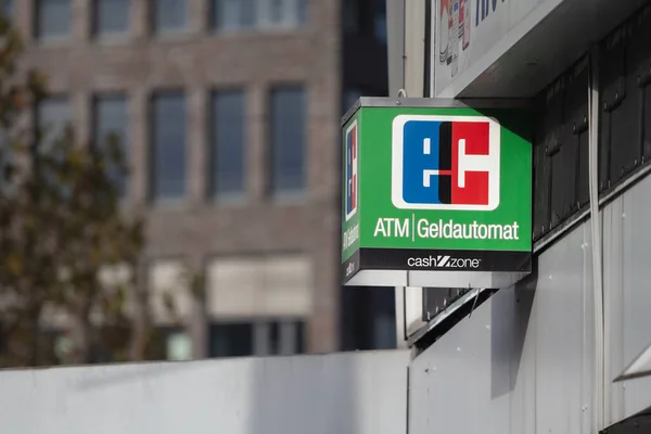 Dortmund Germany November 2022 Logo Karte Atm Geldautomat Electronic Cash — Stock Photo, Image