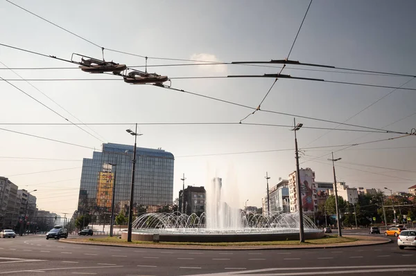 Belgrade Serbia July 2023 Kabur Selektif Pada Mobil Melewati Dengan Stok Gambar