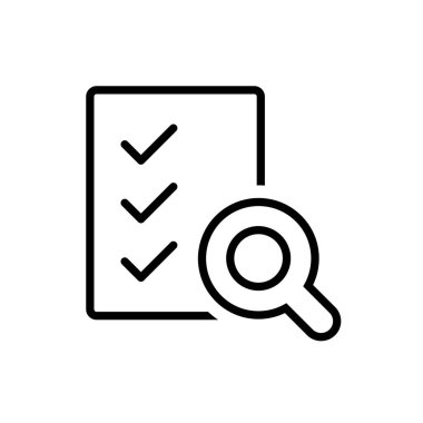 Liste vektör simgesini kontrol et