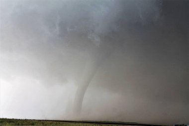 An EF3 stovepipe tornado near the town of Yuma, Colorado on August 8th, 2023. clipart