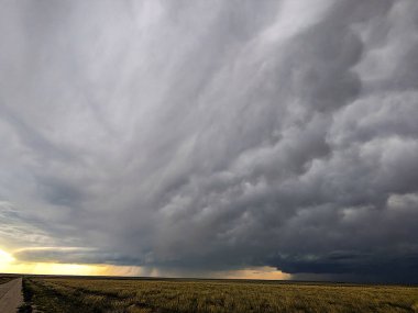 Yüksek düzlüklerdeki açık çayırlarda fırtına var..