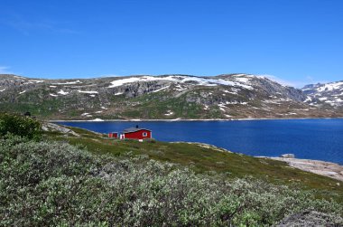 Yazın Norveç, Tuin Gölü 'nün güzel manzarası