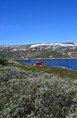 Yazın Norveç, Tuin Gölü 'nün güzel manzarası