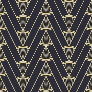 Vektör modern geometrik fayans deseni. Soyut sanat deco kusursuz lüks arka plan.