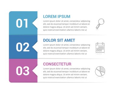 Infographic template with 3 steps, workflow, process chart, vector eps10 illustration