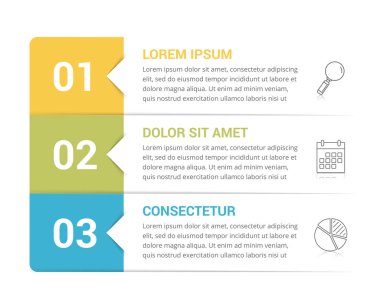 Infographic template with 3 steps, workflow, process chart, vector eps10 illustration