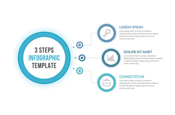 Infographic Template Steps Workflow Process Chart Vector Eps10 Illustration Stock Vektory