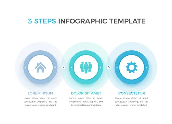 Infographic Template Steps Workflow Process Chart Vector Eps10 Illustration 로열티 프리 스톡 일러스트레이션