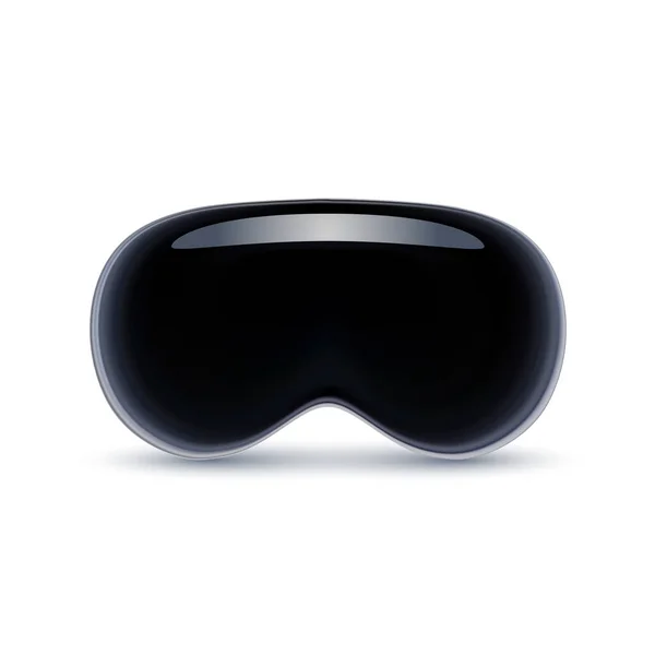 Novos Óculos Modernos Auscultadores Realidade Virtual Ilustração Vetorial Realista — Vetor de Stock