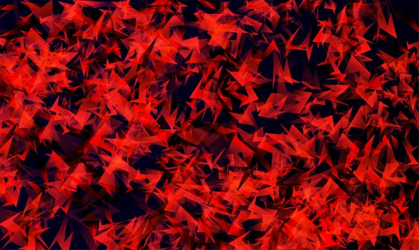 Κόκκινο Και Μαύρο Σπορ Φόντο Αιχμηρά Τρίγωνα Σύνθεση Σχήματος Θραυσμάτων — Διανυσματικό Αρχείο