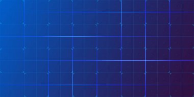 Teknolojik şebeke. Veri ekranı gösterge paneli. HUD dijital teknoloji hattı şebekesi arkaplanı.