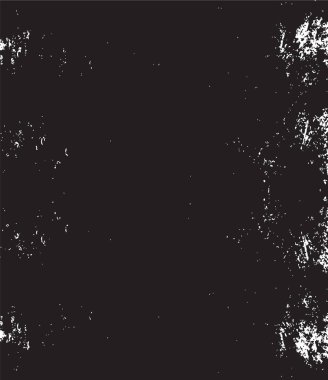 Grunge siyah ve beyaz kentsel vektör doku şablon. Karanlık dağınık toz sıkıntı arka plan kaplaması. Gürültü ve tahıl ile soyut noktalı, çizik, Vintage efekti oluşturmak kolay. Yaşlanma tasarım öğesi