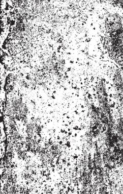 Grunge siyah ve beyaz kentsel vektör doku şablon. Karanlık dağınık toz sıkıntı arka plan kaplaması. Gürültü ve tahıl ile soyut noktalı, çizik, Vintage efekti oluşturmak kolay. Yaşlanma tasarım öğesi