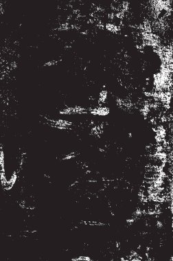 Grunge siyah ve beyaz kentsel vektör doku şablon. Karanlık dağınık toz sıkıntı arka plan kaplaması. Gürültü ve tahıl ile soyut noktalı, çizik, Vintage efekti oluşturmak kolay. Yaşlanma tasarım öğesi