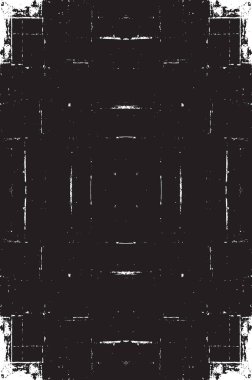 Grunge siyah ve beyaz kentsel vektör doku şablon. Karanlık dağınık toz sıkıntı arka plan kaplaması. Gürültü ve tahıl ile soyut noktalı, çizik, Vintage efekti oluşturmak kolay. Yaşlanma tasarım öğesi