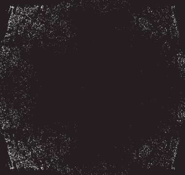 Grunge siyah ve beyaz kentsel vektör doku şablon. Karanlık dağınık toz sıkıntı arka plan kaplaması. Gürültü ve tahıl ile soyut noktalı, çizik, Vintage efekti oluşturmak kolay. Yaşlanma tasarım öğesi