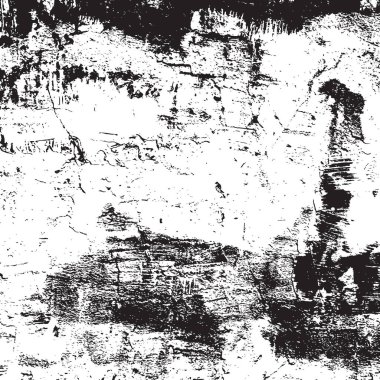 Grunge siyah ve beyaz kentsel vektör doku şablon. Karanlık dağınık toz sıkıntı arka plan kaplaması. Gürültü ve tahıl ile soyut noktalı, çizik, Vintage efekti oluşturmak kolay. Yaşlanma tasarım öğesi