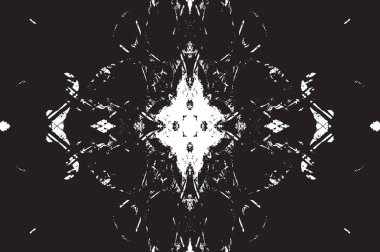 Grunge siyah ve beyaz kentsel vektör doku şablon. Karanlık dağınık toz sıkıntı arka plan kaplaması. Gürültü ve tahıl ile soyut noktalı, çizik, Vintage efekti oluşturmak kolay. Yaşlanma tasarım öğesi