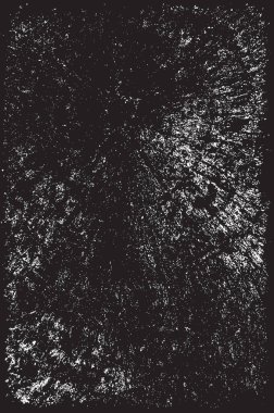 Grunge siyah ve beyaz kentsel vektör doku şablon. Karanlık dağınık toz sıkıntı arka plan kaplaması. Gürültü ve tahıl ile soyut noktalı, çizik, Vintage efekti oluşturmak kolay. Yaşlanma tasarım öğesi