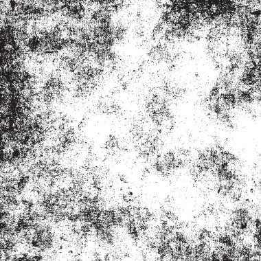 Grunge siyah ve beyaz kentsel vektör doku şablon. Karanlık dağınık toz sıkıntı arka plan kaplaması. Gürültü ve tahıl ile soyut noktalı, çizik, Vintage efekti oluşturmak kolay. Yaşlanma tasarım öğesi