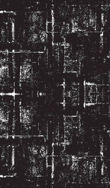 Grunge siyah ve beyaz kentsel vektör doku şablon. Karanlık dağınık toz sıkıntı arka plan kaplaması. Gürültü ve tahıl ile soyut noktalı, çizik, Vintage efekti oluşturmak kolay. Yaşlanma tasarım öğesi