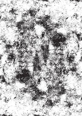 Grunge siyah ve beyaz kentsel vektör doku şablon. Karanlık dağınık toz sıkıntı arka plan kaplaması. Gürültü ve tahıl ile soyut noktalı, çizik, Vintage efekti oluşturmak kolay. Yaşlanma tasarım öğesi