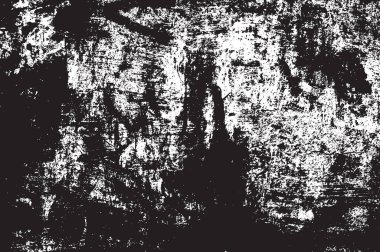 Grunge siyah ve beyaz kentsel vektör doku şablon. Karanlık dağınık toz sıkıntı arka plan kaplaması. Gürültü ve tahıl ile soyut noktalı, çizik, Vintage efekti oluşturmak kolay. Yaşlanma tasarım öğesi