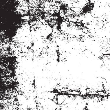 Grunge siyah ve beyaz kentsel vektör doku şablon. Karanlık dağınık toz sıkıntı arka plan kaplaması. Gürültü ve tahıl ile soyut noktalı, çizik, Vintage efekti oluşturmak kolay. Yaşlanma tasarım öğesi