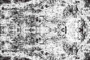 Grunge siyah ve beyaz kentsel vektör doku şablon. Karanlık dağınık toz sıkıntı arka plan kaplaması. Gürültü ve tahıl ile soyut noktalı, çizik, Vintage efekti oluşturmak kolay. Yaşlanma tasarım öğesi