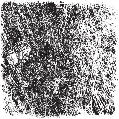 Grunge siyah ve beyaz kentsel vektör doku şablon. Karanlık dağınık toz sıkıntı arka plan kaplaması. Gürültü ve tahıl ile soyut noktalı, çizik, Vintage efekti oluşturmak kolay. Yaşlanma tasarım öğesi