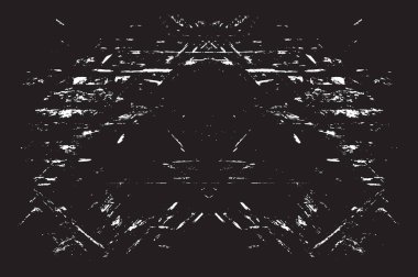 Grunge siyah ve beyaz kentsel vektör doku şablon. Karanlık dağınık toz sıkıntı arka plan kaplaması. Gürültü ve tahıl ile soyut noktalı, çizik, Vintage efekti oluşturmak kolay. Yaşlanma tasarım öğesi