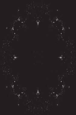 Grunge siyah ve beyaz kentsel vektör doku şablon. Karanlık dağınık toz sıkıntı arka plan kaplaması. Gürültü ve tahıl ile soyut noktalı, çizik, Vintage efekti oluşturmak kolay. Yaşlanma tasarım öğesi