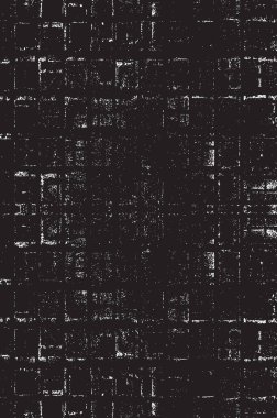 Grunge siyah ve beyaz kentsel vektör doku şablon. Karanlık dağınık toz sıkıntı arka plan kaplaması. Gürültü ve tahıl ile soyut noktalı, çizik, Vintage efekti oluşturmak kolay. Yaşlanma tasarım öğesi