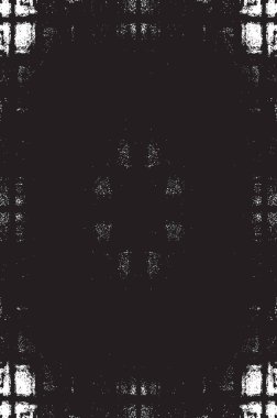 Grunge siyah ve beyaz kentsel vektör doku şablon. Karanlık dağınık toz sıkıntı arka plan kaplaması. Gürültü ve tahıl ile soyut noktalı, çizik, Vintage efekti oluşturmak kolay. Yaşlanma tasarım öğesi