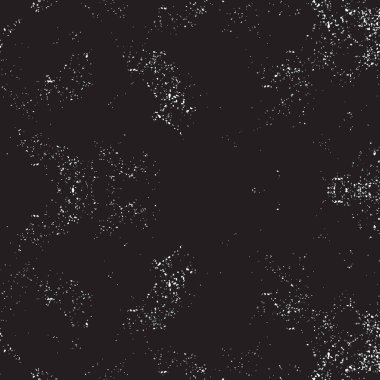 Grunge siyah ve beyaz kentsel vektör doku şablon. Karanlık dağınık toz sıkıntı arka plan kaplaması. Gürültü ve tahıl ile soyut noktalı, çizik, Vintage efekti oluşturmak kolay. Yaşlanma tasarım öğesi