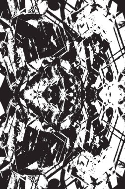Grunge siyah ve beyaz kentsel vektör doku şablon. Karanlık dağınık toz sıkıntı arka plan kaplaması. Gürültü ve tahıl ile soyut noktalı, çizik, Vintage efekti oluşturmak kolay. Yaşlanma tasarım öğesi