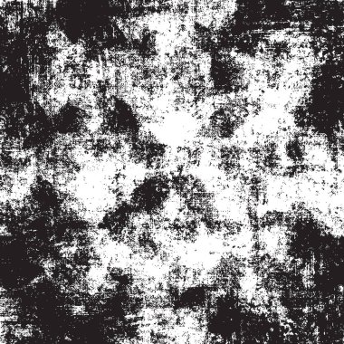 Grunge siyah ve beyaz kentsel vektör doku şablon. Karanlık dağınık toz sıkıntı arka plan kaplaması. Gürültü ve tahıl ile soyut noktalı, çizik, Vintage efekti oluşturmak kolay. Yaşlanma tasarım öğesi
