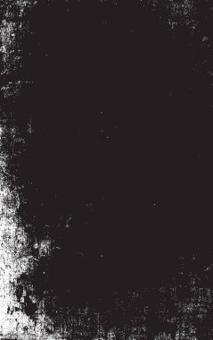 Grunge siyah ve beyaz kentsel vektör doku şablon. Karanlık dağınık toz sıkıntı arka plan kaplaması. Gürültü ve tahıl ile soyut noktalı, çizik, Vintage efekti oluşturmak kolay. Yaşlanma tasarım öğesi