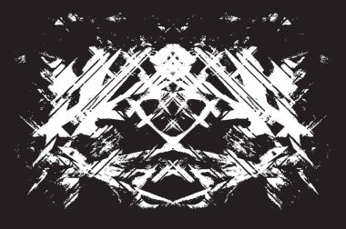 Grunge siyah ve beyaz kentsel vektör doku şablon. Karanlık dağınık toz sıkıntı arka plan kaplaması. Gürültü ve tahıl ile soyut noktalı, çizik, Vintage efekti oluşturmak kolay. Yaşlanma tasarım öğesi