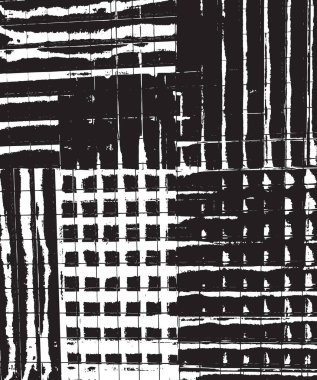 Grunge siyah ve beyaz kentsel vektör doku şablon. Karanlık dağınık toz sıkıntı arka plan kaplaması. Gürültü ve tahıl ile soyut noktalı, çizik, Vintage efekti oluşturmak kolay. Yaşlanma tasarım öğesi