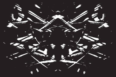 Grunge siyah ve beyaz kentsel vektör doku şablon. Karanlık dağınık toz sıkıntı arka plan kaplaması. Gürültü ve tahıl ile soyut noktalı, çizik, Vintage efekti oluşturmak kolay. Yaşlanma tasarım öğesi