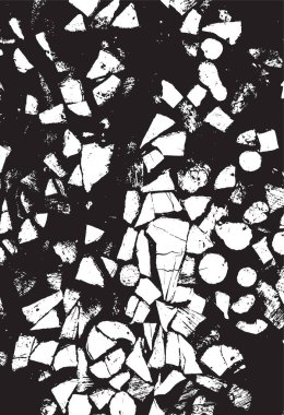 Grunge siyah ve beyaz kentsel vektör doku şablon. Karanlık dağınık toz sıkıntı arka plan kaplaması. Gürültü ve tahıl ile soyut noktalı, çizik, Vintage efekti oluşturmak kolay. Yaşlanma tasarım öğesi