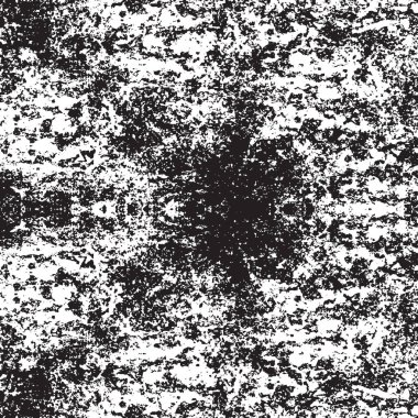 Grunge siyah ve beyaz kentsel vektör doku şablon. Karanlık dağınık toz sıkıntı arka plan kaplaması. Gürültü ve tahıl ile soyut noktalı, çizik, Vintage efekti oluşturmak kolay. Yaşlanma tasarım öğesi