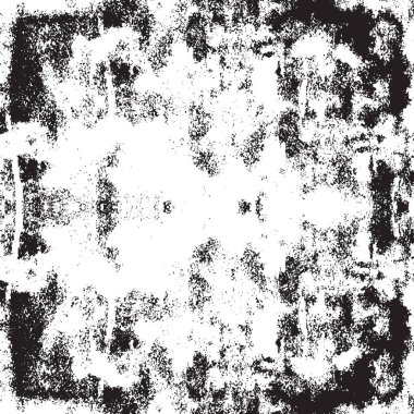 Grunge siyah ve beyaz kentsel vektör doku şablon. Karanlık dağınık toz sıkıntı arka plan kaplaması. Gürültü ve tahıl ile soyut noktalı, çizik, Vintage efekti oluşturmak kolay. Yaşlanma tasarım öğesi