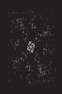 Grunge siyah ve beyaz kentsel vektör doku şablon. Karanlık dağınık toz sıkıntı arka plan kaplaması. Gürültü ve tahıl ile soyut noktalı, çizik, Vintage efekti oluşturmak kolay. Yaşlanma tasarım öğesi