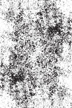 Grunge siyah ve beyaz kentsel vektör doku şablon. Karanlık dağınık toz sıkıntı arka plan kaplaması. Gürültü ve tahıl ile soyut noktalı, çizik, Vintage efekti oluşturmak kolay. Yaşlanma tasarım öğesi