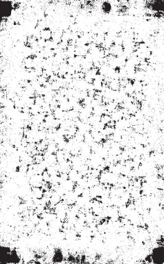 Grunge siyah ve beyaz kentsel vektör doku şablon. Karanlık dağınık toz sıkıntı arka plan kaplaması. Gürültü ve tahıl ile soyut noktalı, çizik, Vintage efekti oluşturmak kolay. Yaşlanma tasarım öğesi